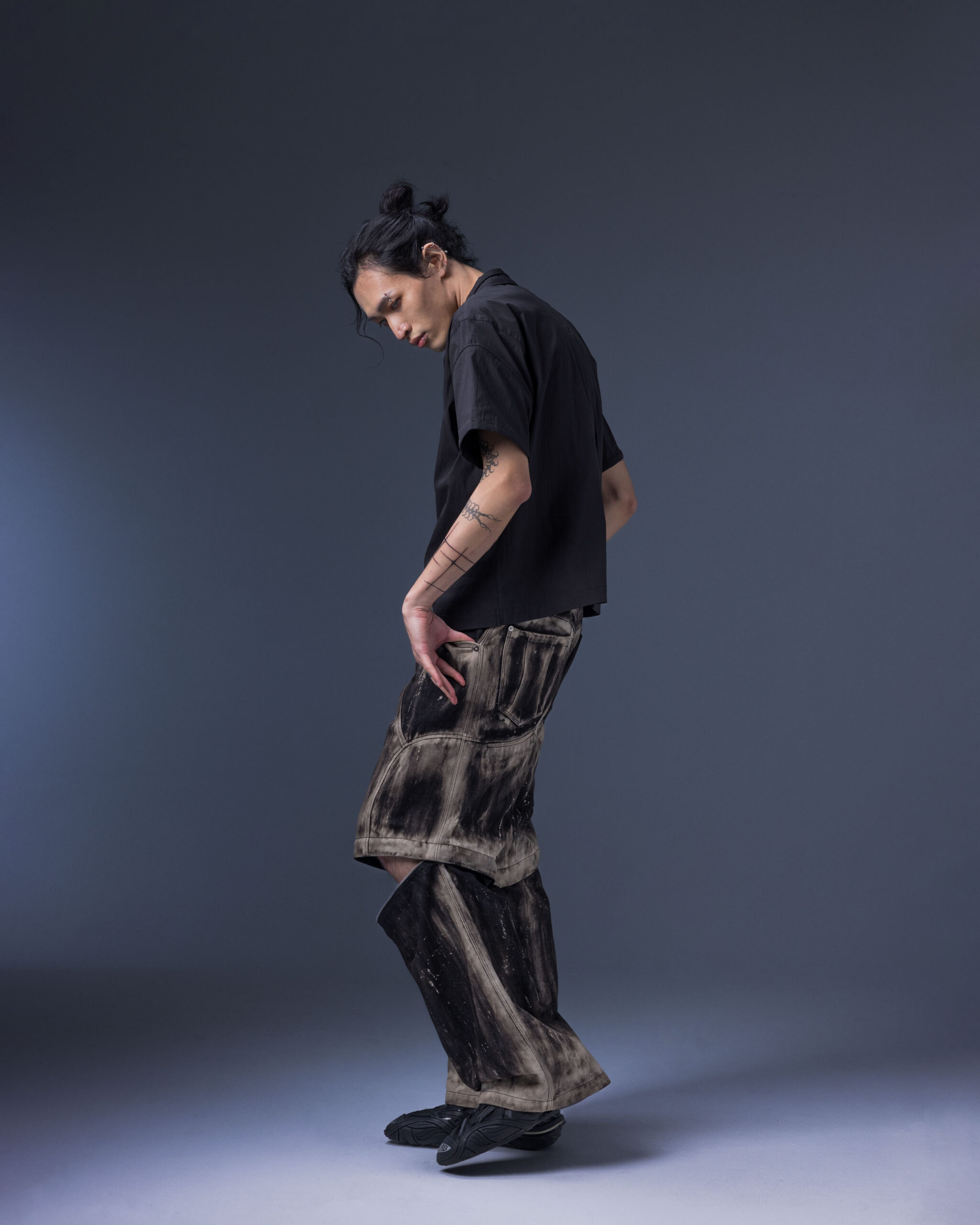 Biomimetic – Appendicular Structure Straight Pants(hand made)