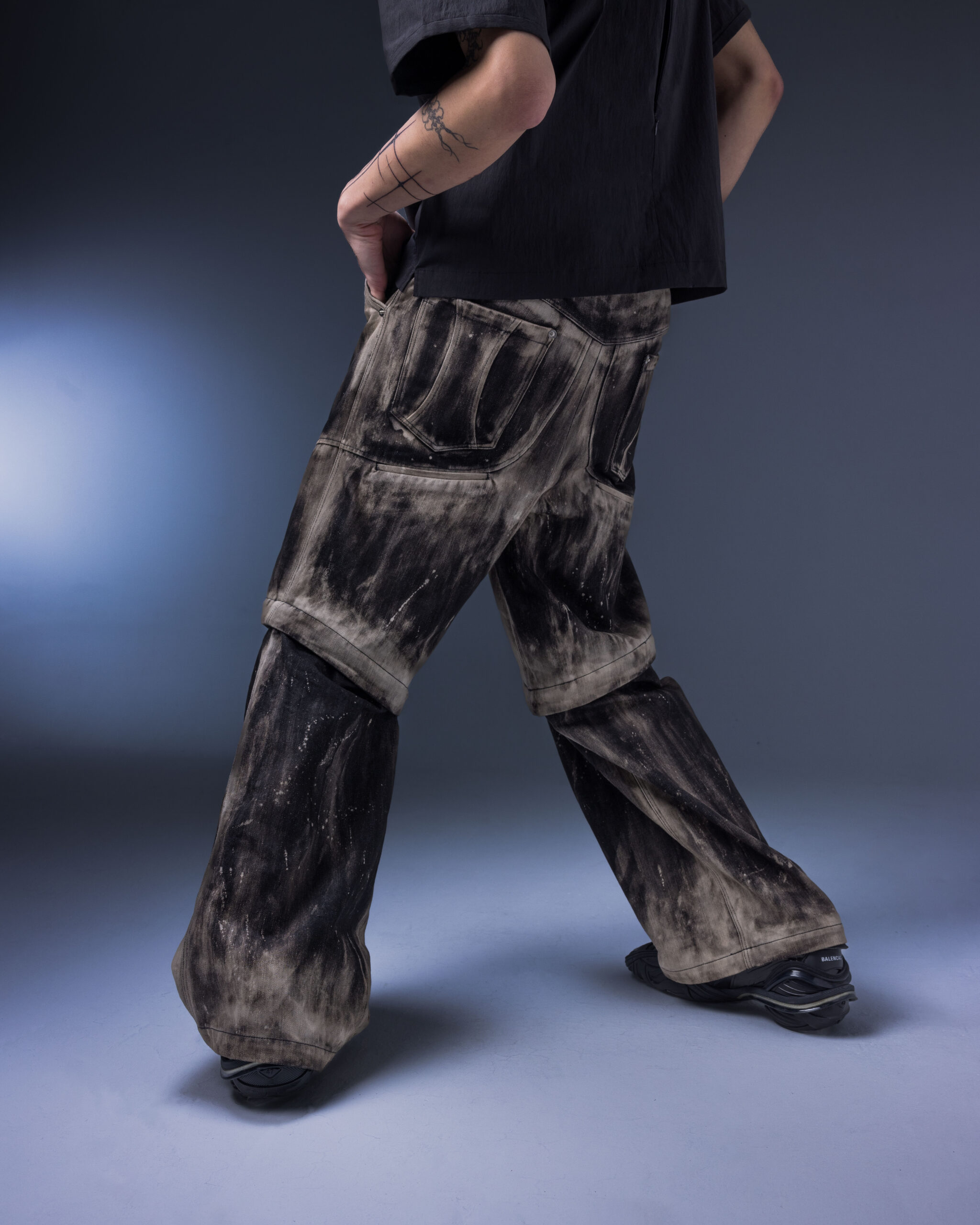 Biomimetic – Appendicular Structure Straight Pants(hand made)