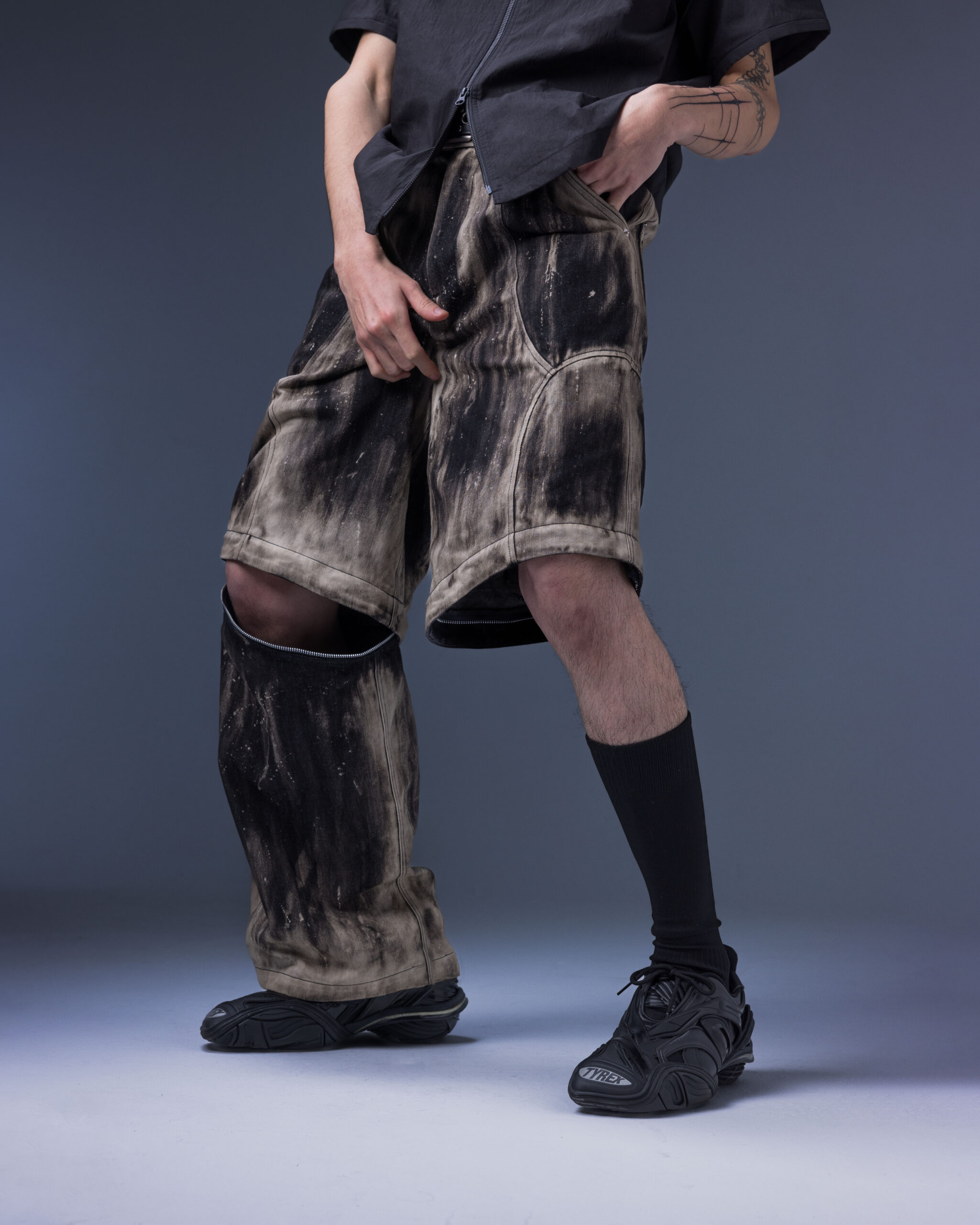 Biomimetic – Appendicular Structure Straight Pants(hand made)
