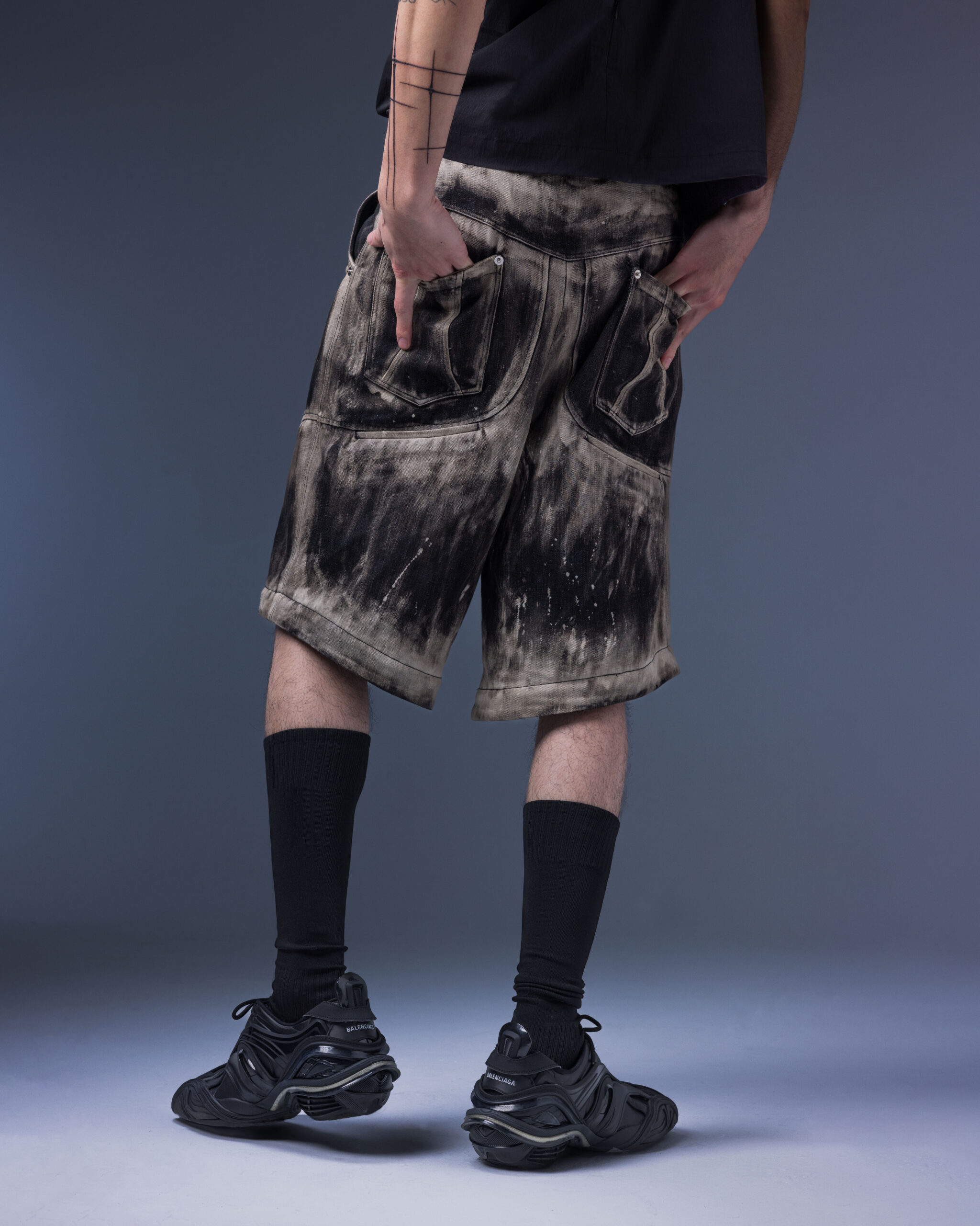 Biomimetic – Appendicular Structure Straight Pants(hand made)