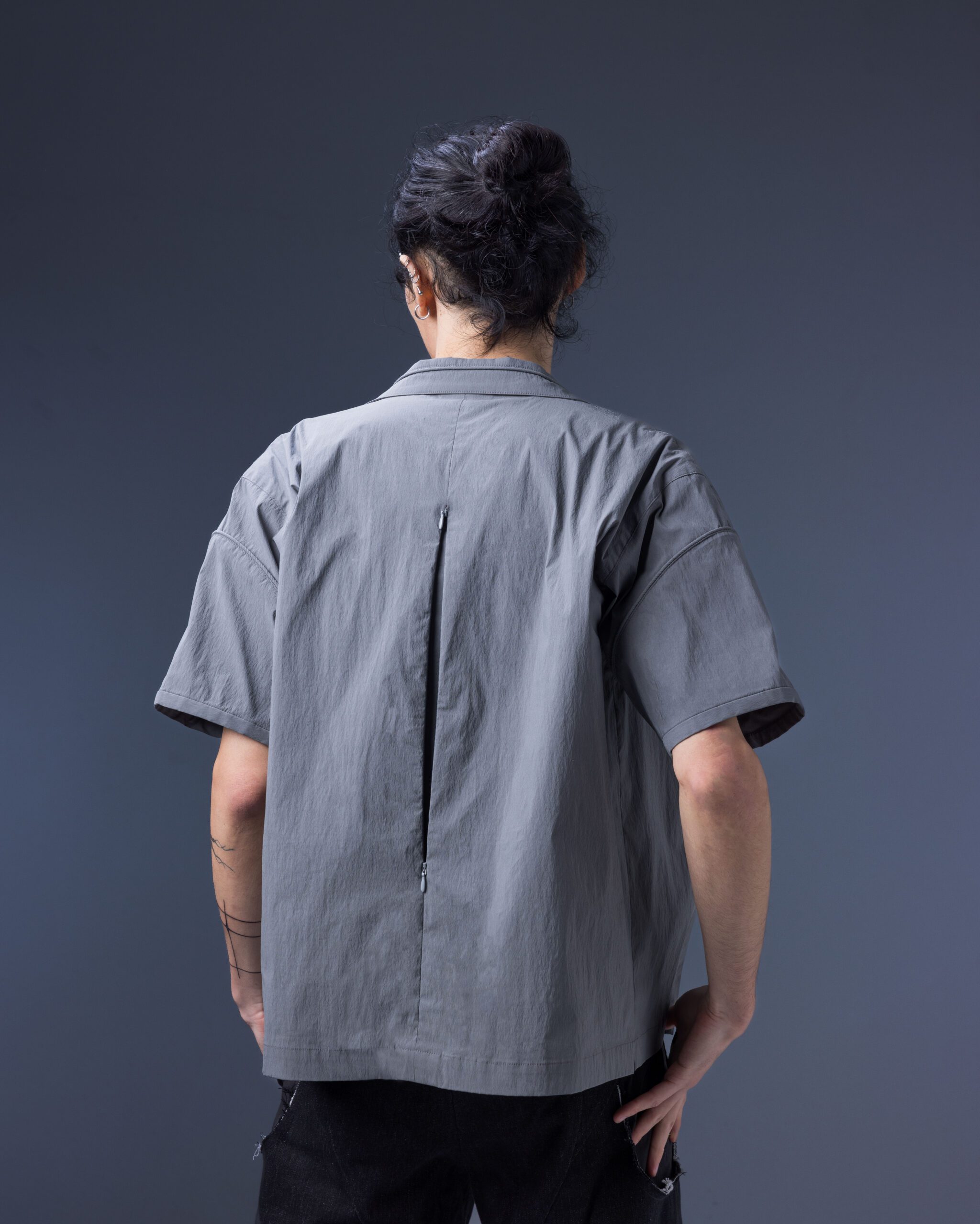 Modular – Elytra Dual-Zip Short Top(gray)