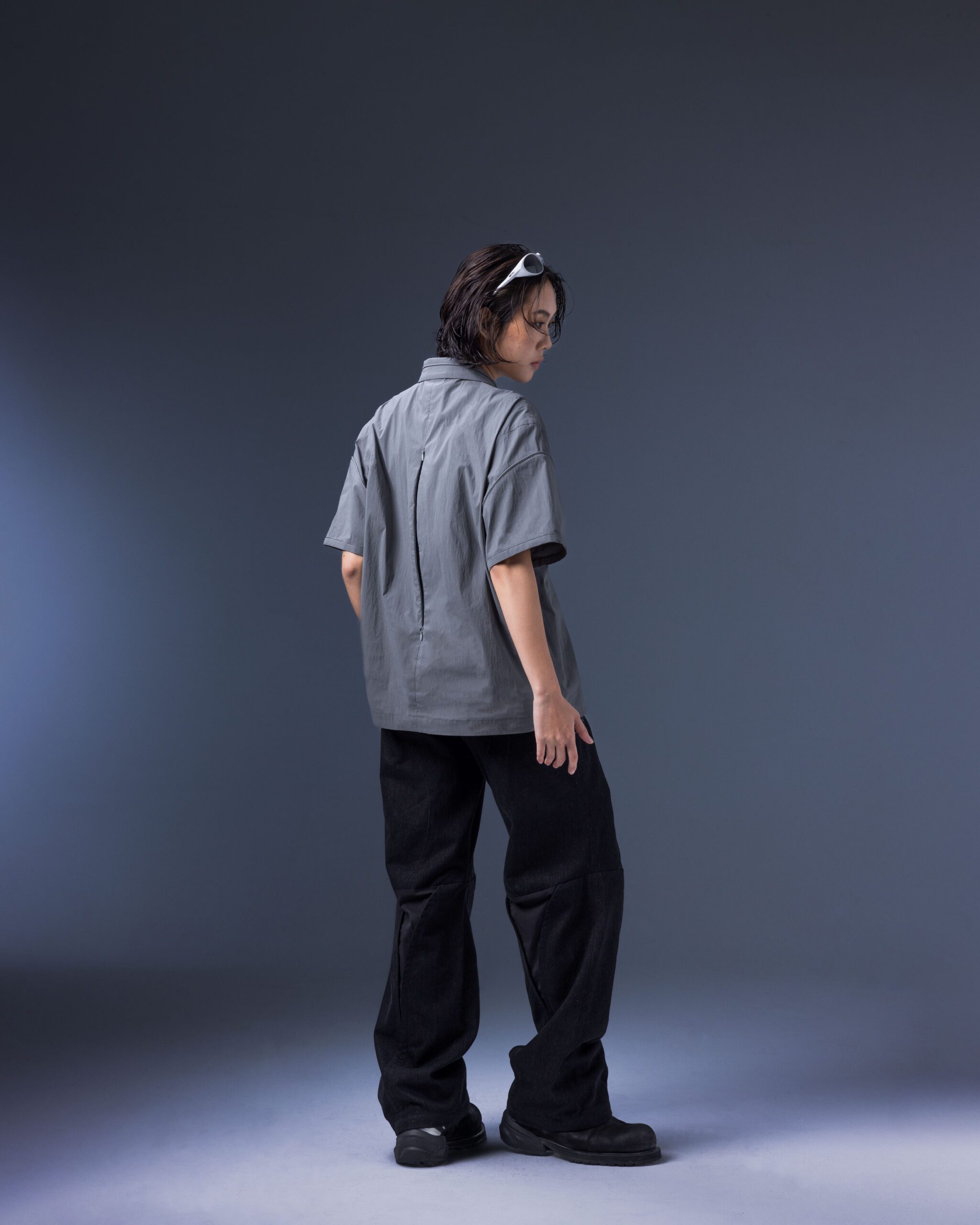 Modular – Elytra Dual-Zip Short Top(gray)