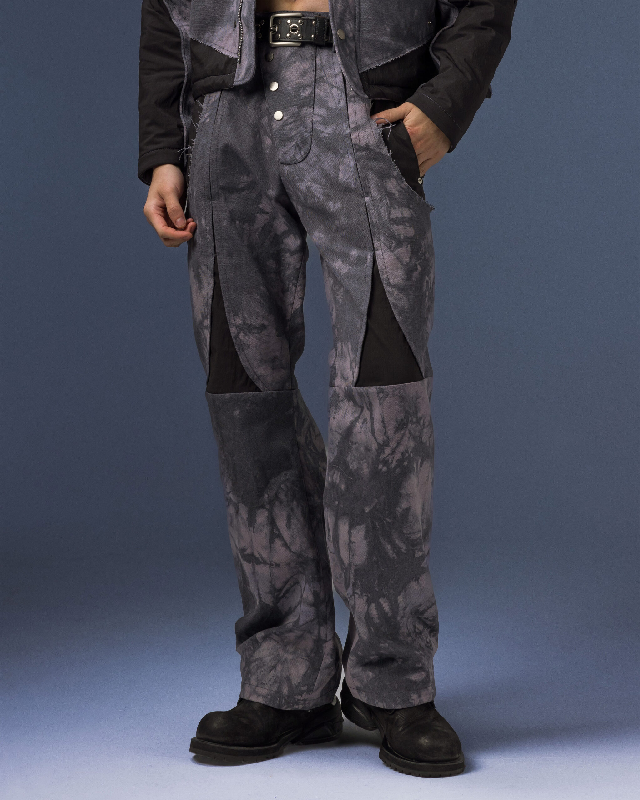 Biomimetic – Appendicular Structure Straight Pants(purple)