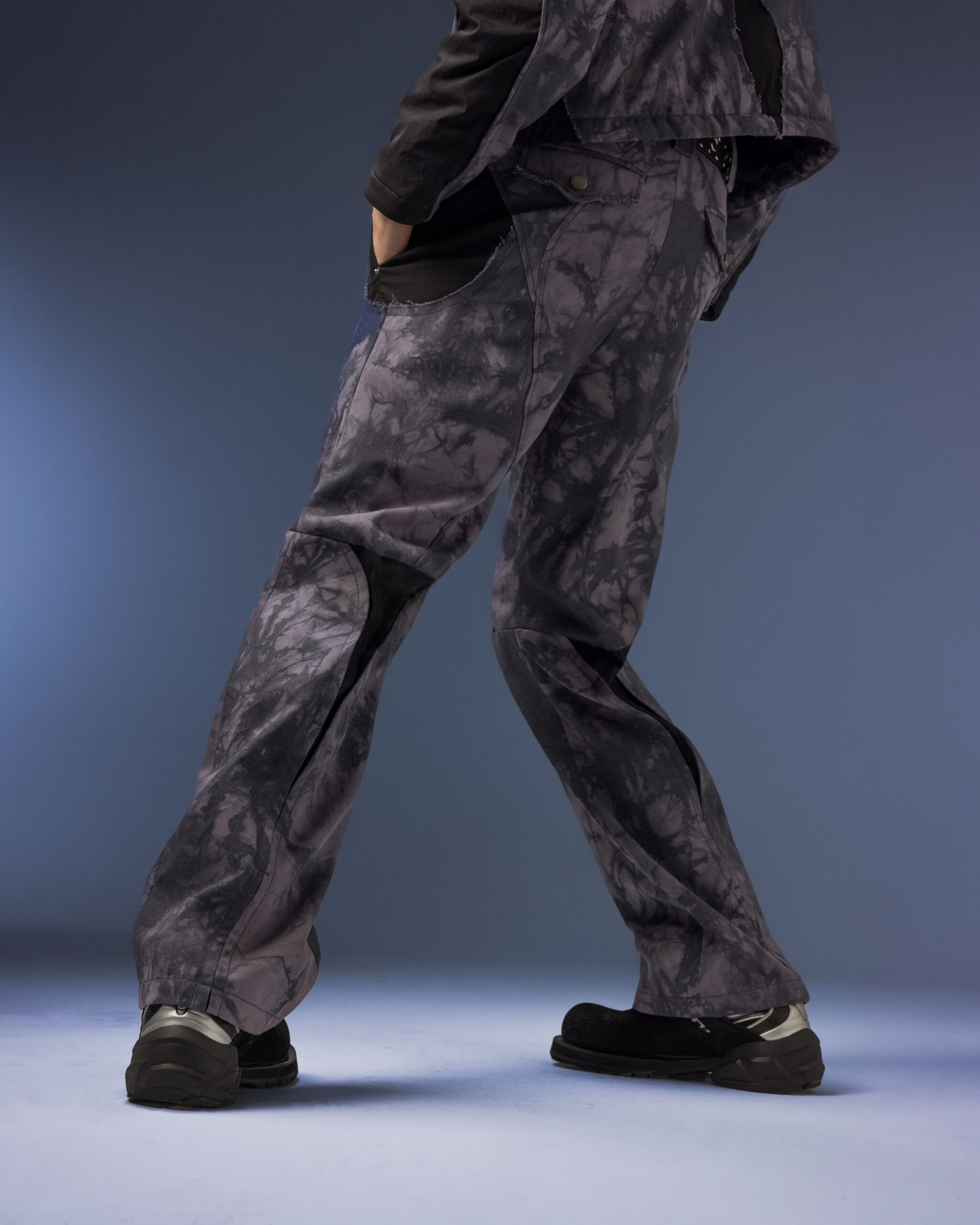 Biomimetic – Appendicular Structure Straight Pants(purple)