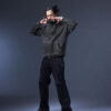 202504050796 Biomimetic – Appendicular Structure Straight Pants(black)