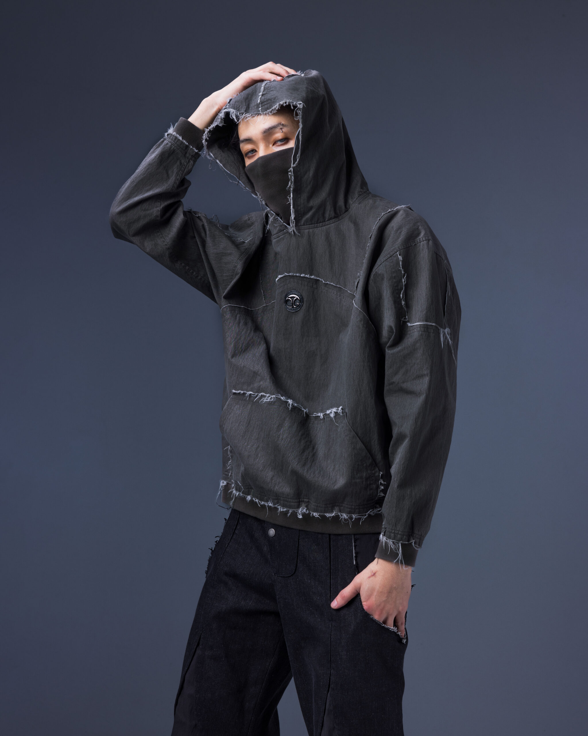 202504050961 Modular – Clypeus Hooded Top(iron gray)
