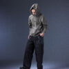 202504051048 Modular – Clypeus Hooded Top(Grayish Khaki)