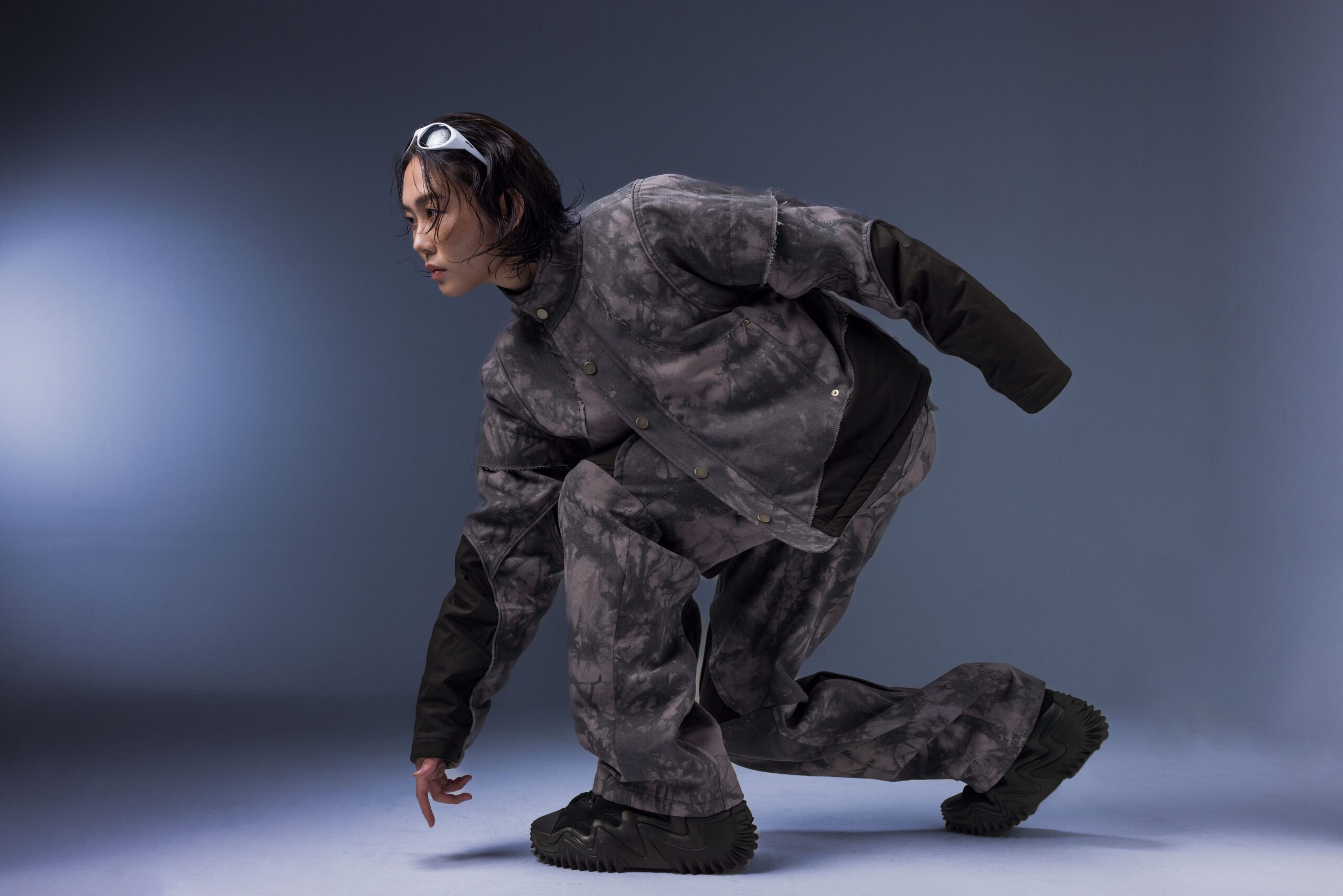Biomimetic – Appendicular Structure Straight Pants(purple)