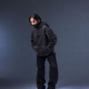202504051710 Biomimetic – Appendicular Structure Straight Pants(black)