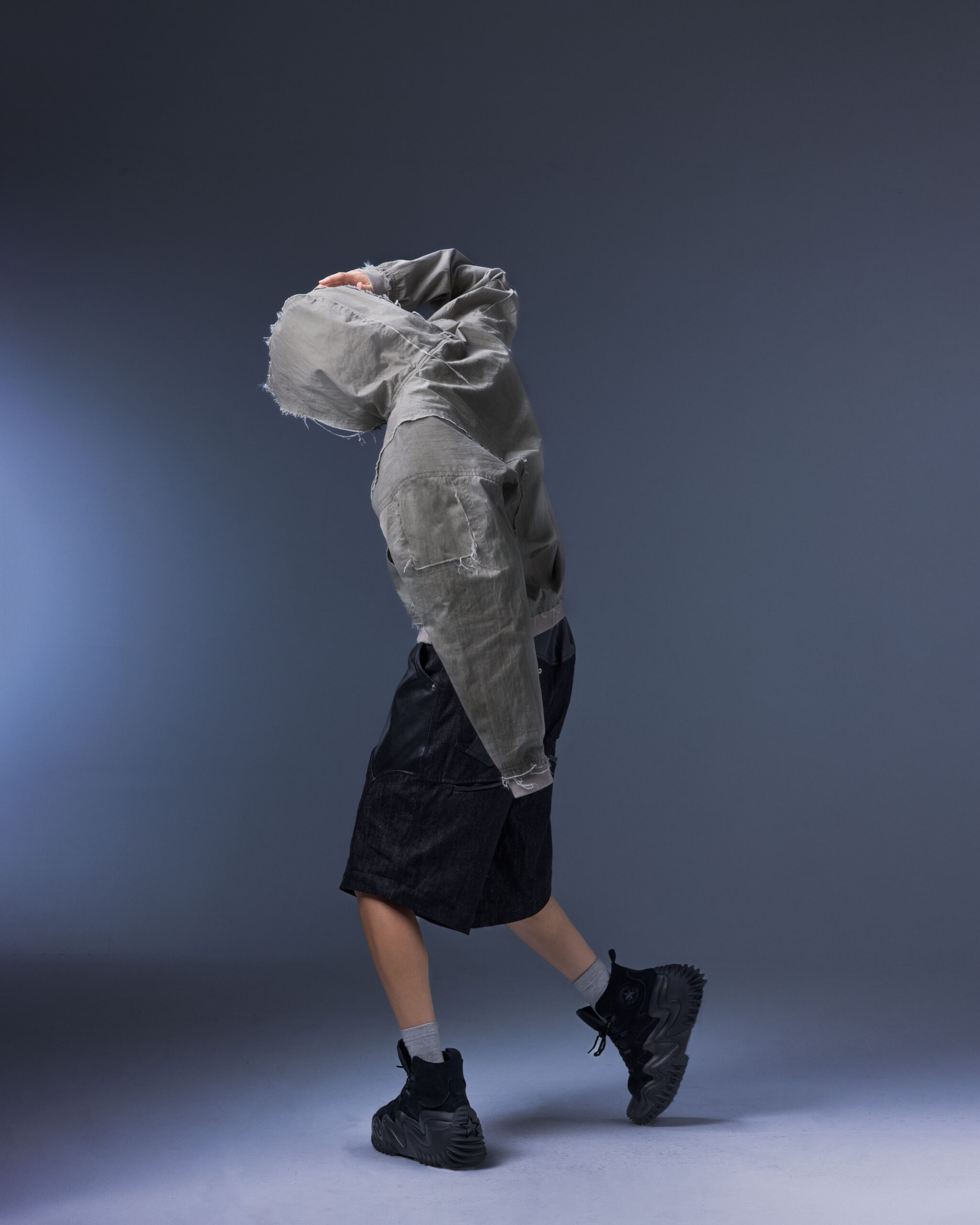 202504051900 Modular – Clypeus Hooded Top(Grayish Khaki)