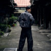 DSC00073 LOW KEY RUN NO.01 / Evolution – Membranous Wing Paneled Wide Denim(black)