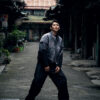 DSC00148 LOW KEY RUN NO.01 / Evolution – Membranous Wing Paneled Wide Denim(black)
