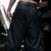 DSC00226 LOW KEY RUN NO.01 / Evolution – Membranous Wing Paneled Wide Denim(black)