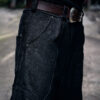 LOW KEY RUN NO.01 / Evolution – Membranous Wing Paneled Wide Denim(black)