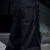 DSC00258 LOW KEY RUN NO.01 / Evolution – Membranous Wing Paneled Wide Denim(black)
