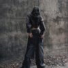 3-1 Evolution – Membranous Wing Paneled Wide Denim(black/Washed)
